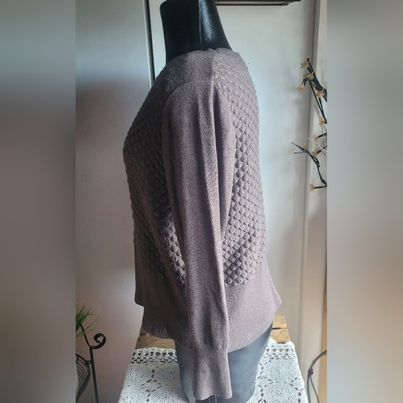 Marble taupe colored sweater Size 14 - Picture 5 of 7